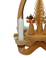 Glas-Kerzenmanschette (Außen 40 mm, Innen 15 mm) für Pyramidenkerzen