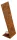 Teelichthalter 3 Herzen 20 cm Edelrost
