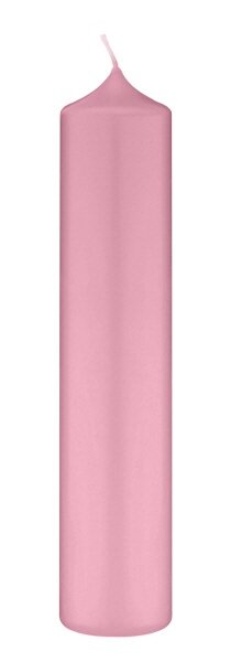 Altarkerzen 10 % Bienenwachs-Anteil Rosa 250 x Ø 100 mm, 4 Stück (einzeln cellophaniert)
