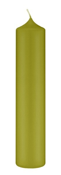 Altarkerzen 10 % Bienenwachs-Anteil Scottish Green 200 x Ø 70 mm, 4 Stück (einzeln cellophaniert)